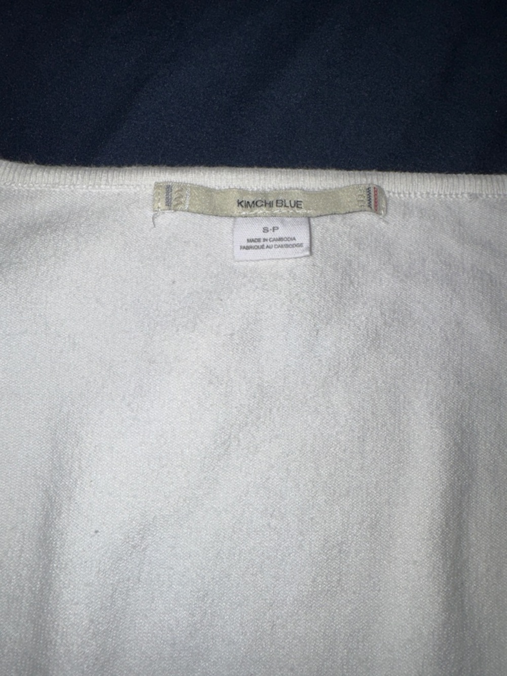 Kimchi Blue White Lightweight Knit Sweater